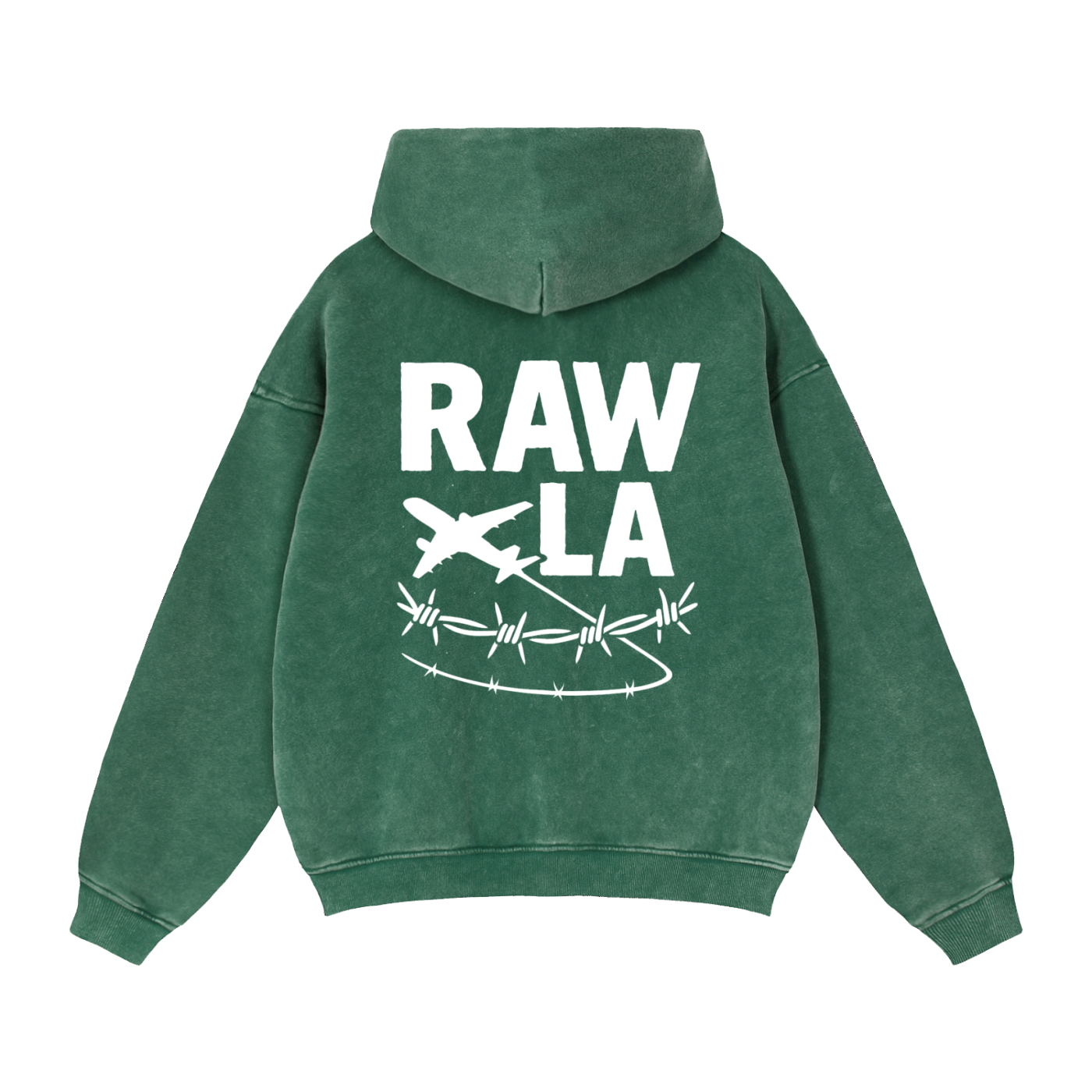 Zip-Through Boxy Fleece Hoodie