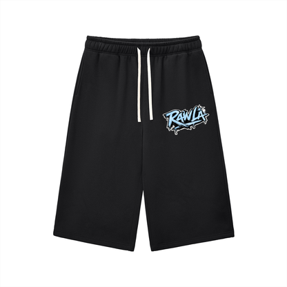 Relaxed Drawstring Three-quarter Sweatpants