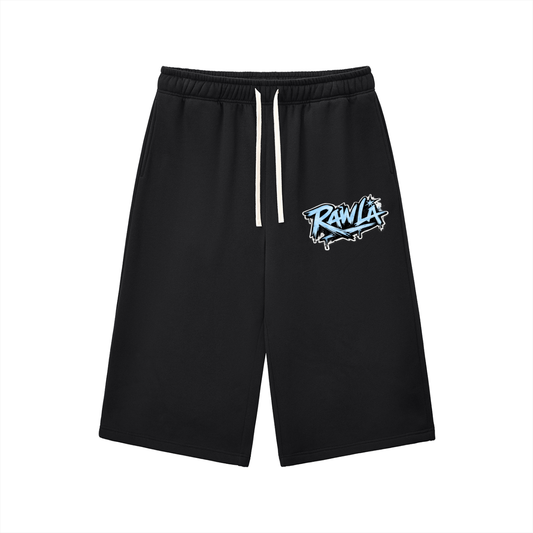 Relaxed Drawstring Three-quarter Sweatpants