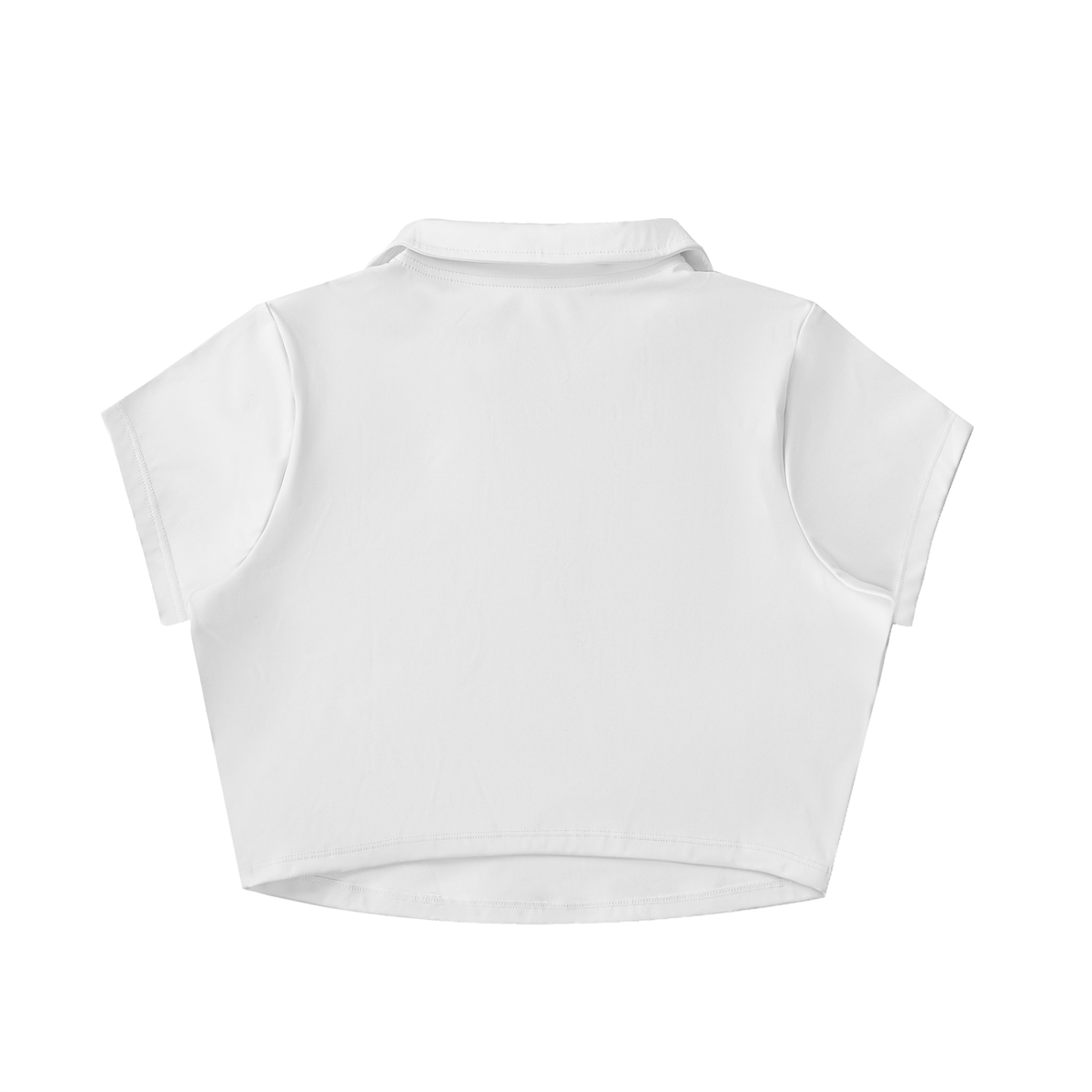 Collared Crop Top