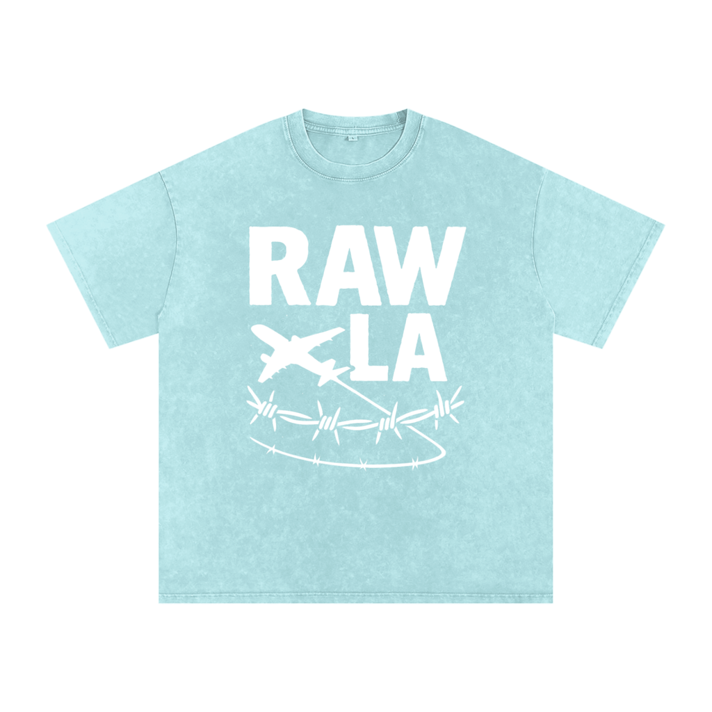 Raw LA Oversized Cotton T-Shirt