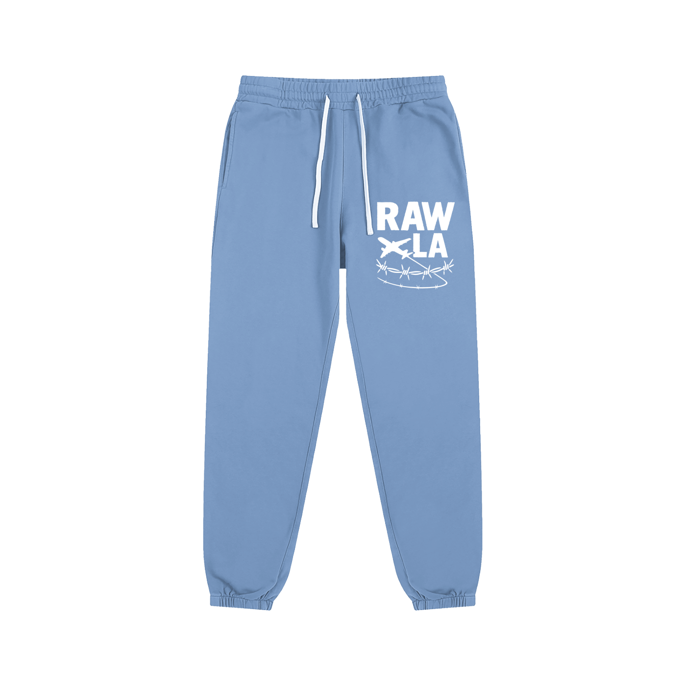 RAW LA Sweatpants White