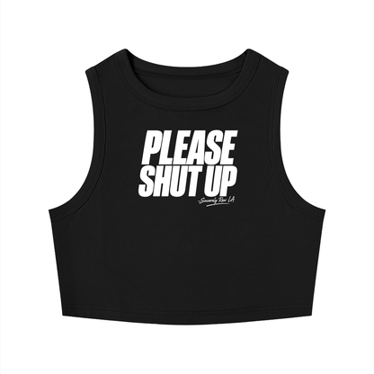 Women's Tight Crewneck Crop Tank Top