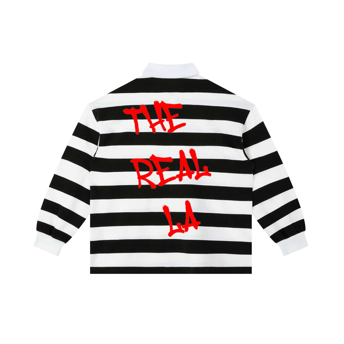 Color Block Stripe Polo Shirt
