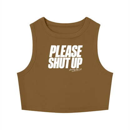 Women's Tight Crewneck Crop Tank Top