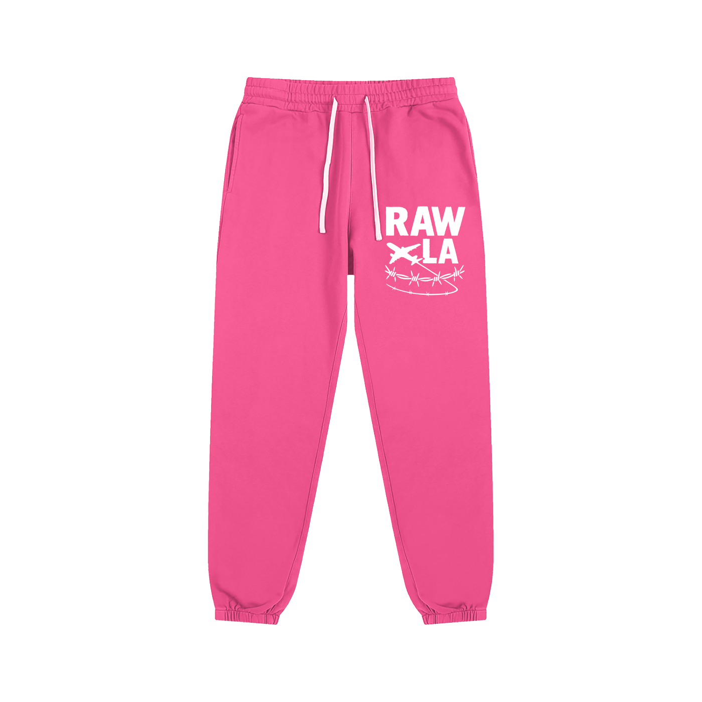 RAW LA Sweatpants White