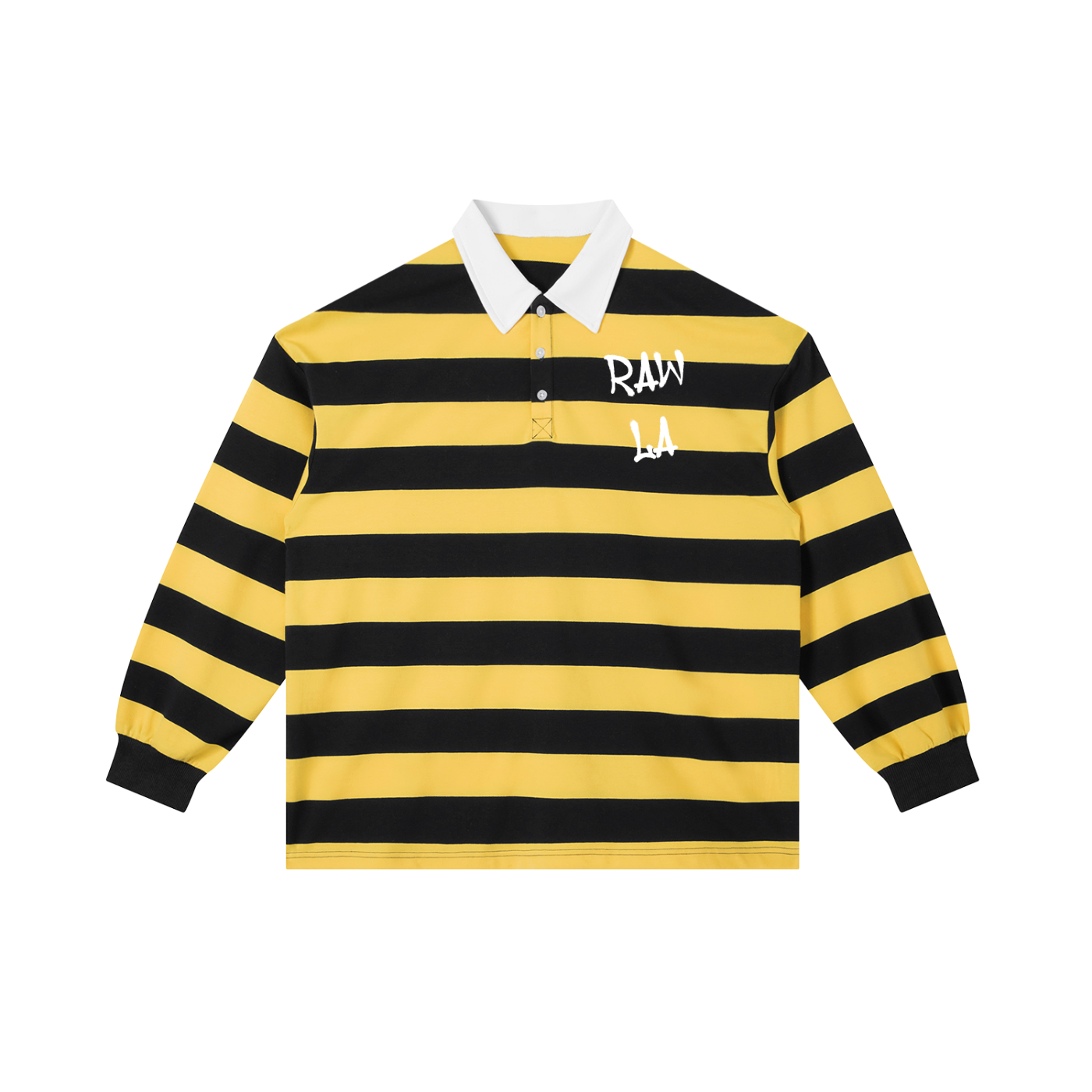 Color Block Stripe Polo Shirt