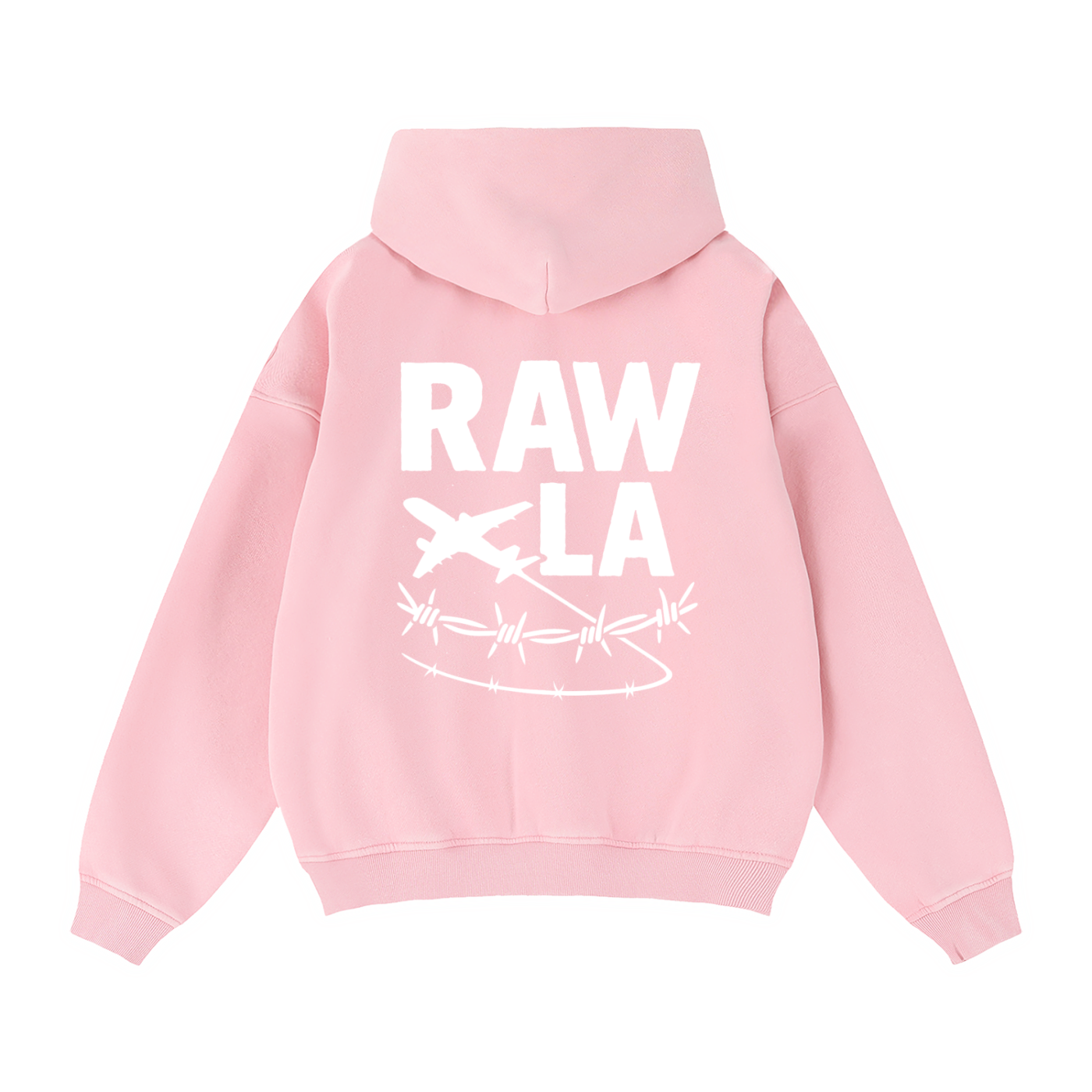 Zip-Through Boxy Fleece Hoodie
