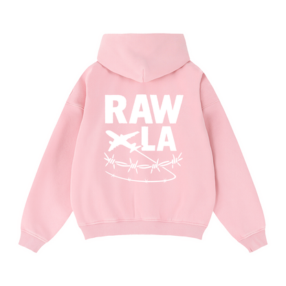 Zip-Through Boxy Fleece Hoodie