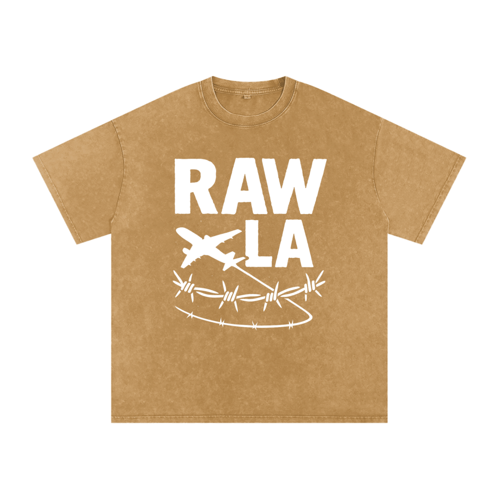 Raw LA Oversized Cotton T-Shirt
