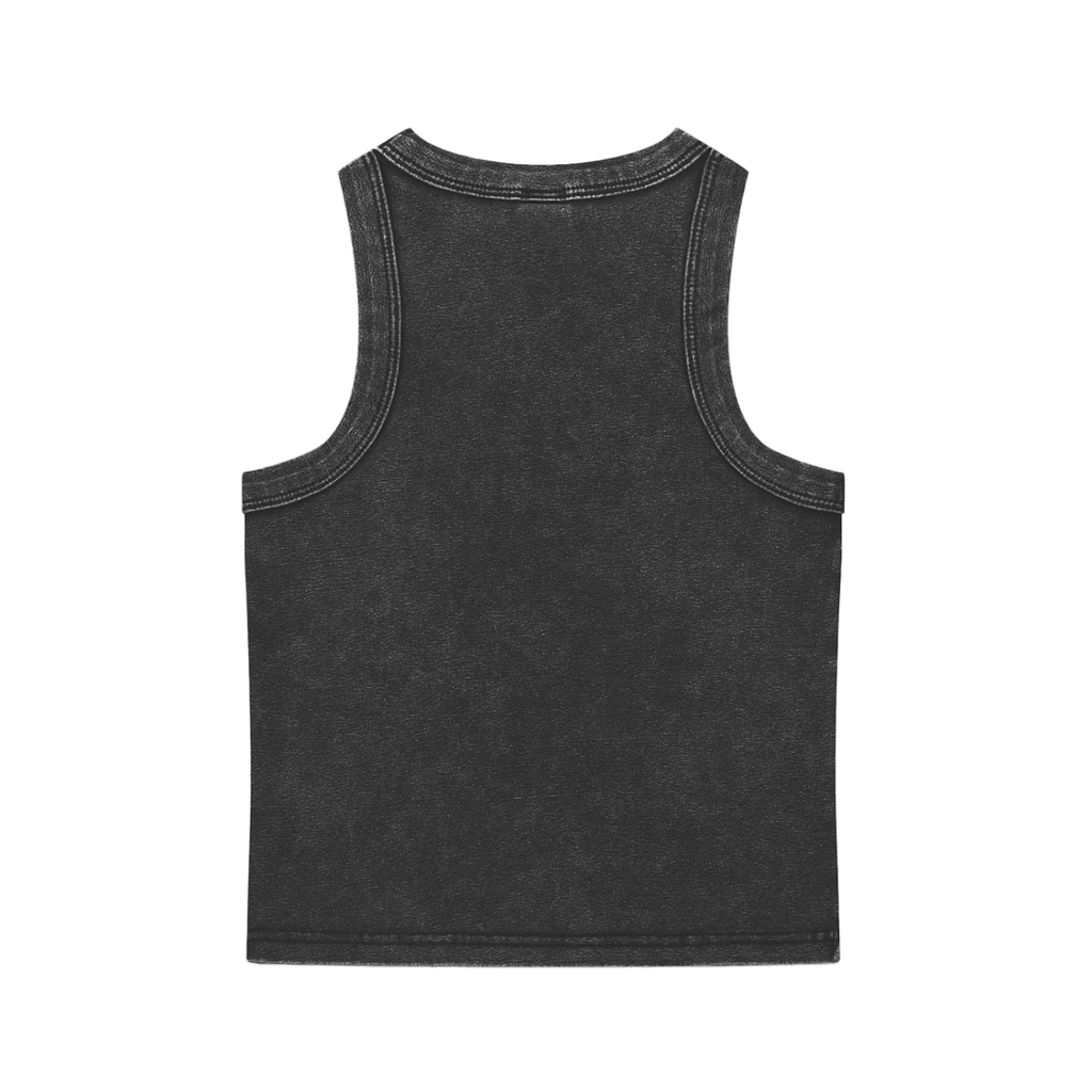 Cropped Tank Top Yellow