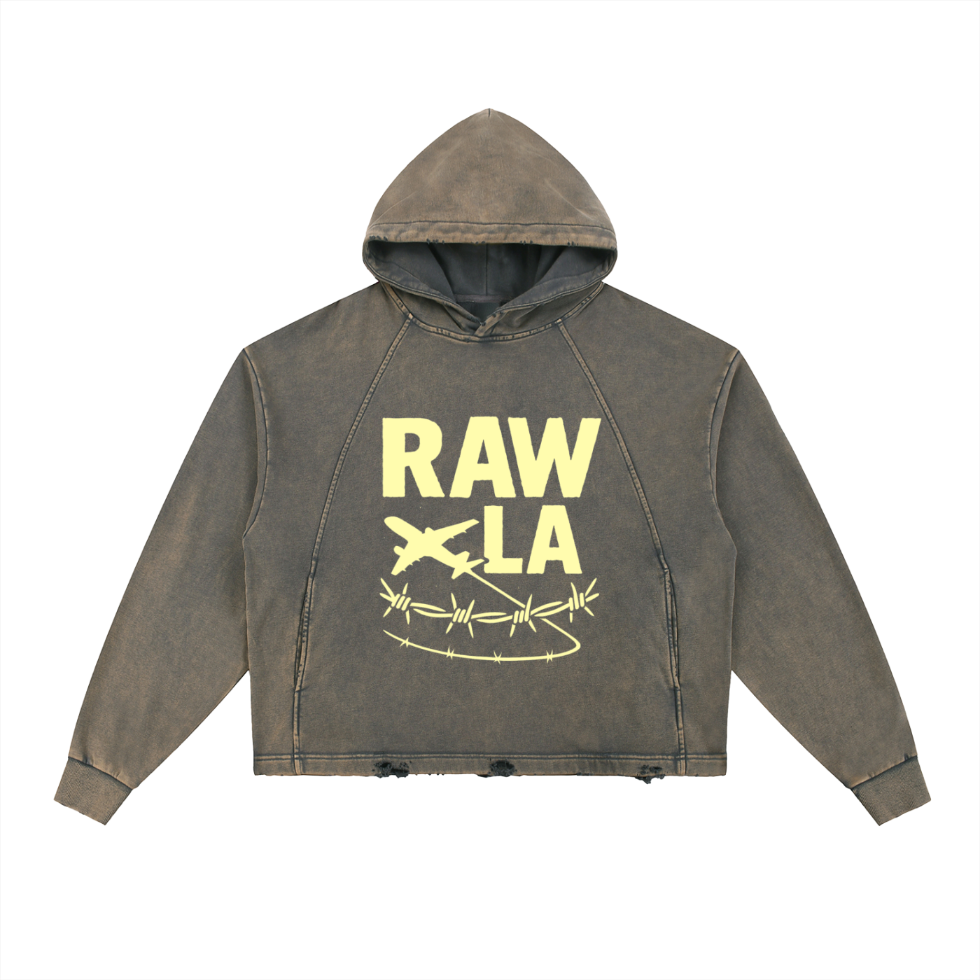 Vintage Raw LA Hoodie