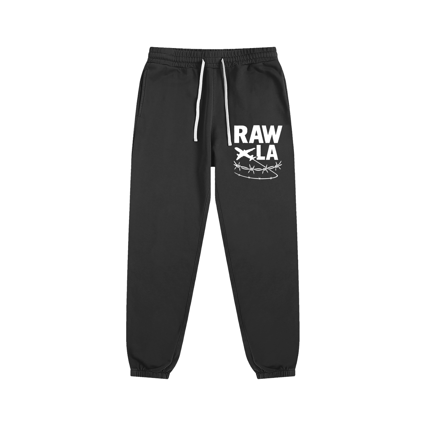 RAW LA Sweatpants White