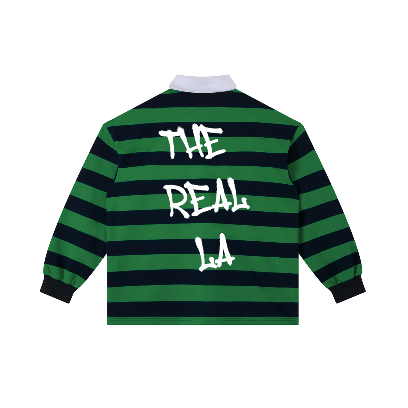 Color Block Stripe Polo Shirt