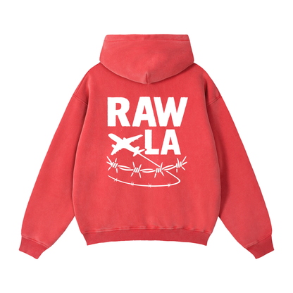 Zip-Through Boxy Fleece Hoodie