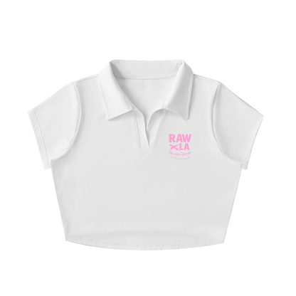 Collared Crop Top