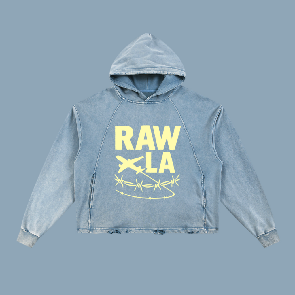 Vintage Raw LA Hoodie