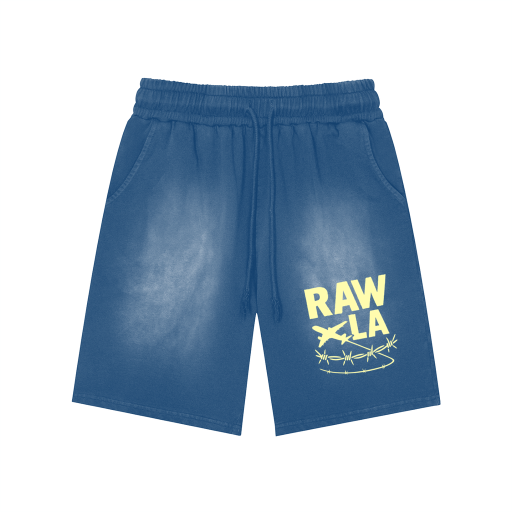 Yellow Raw LA Shorts