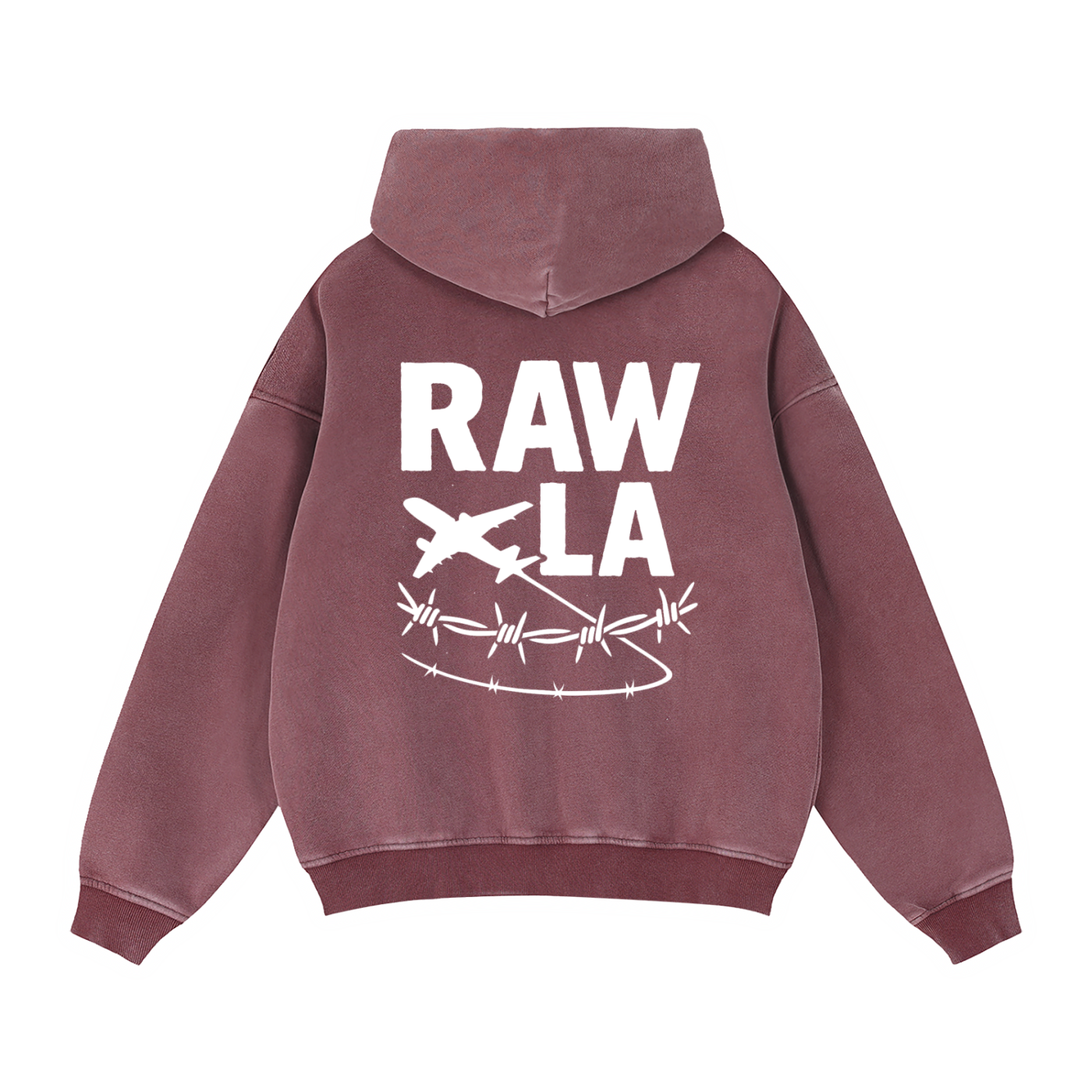 Zip-Through Boxy Fleece Hoodie