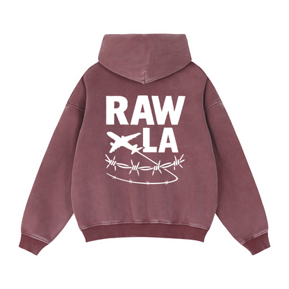 Zip-Through Boxy Fleece Hoodie