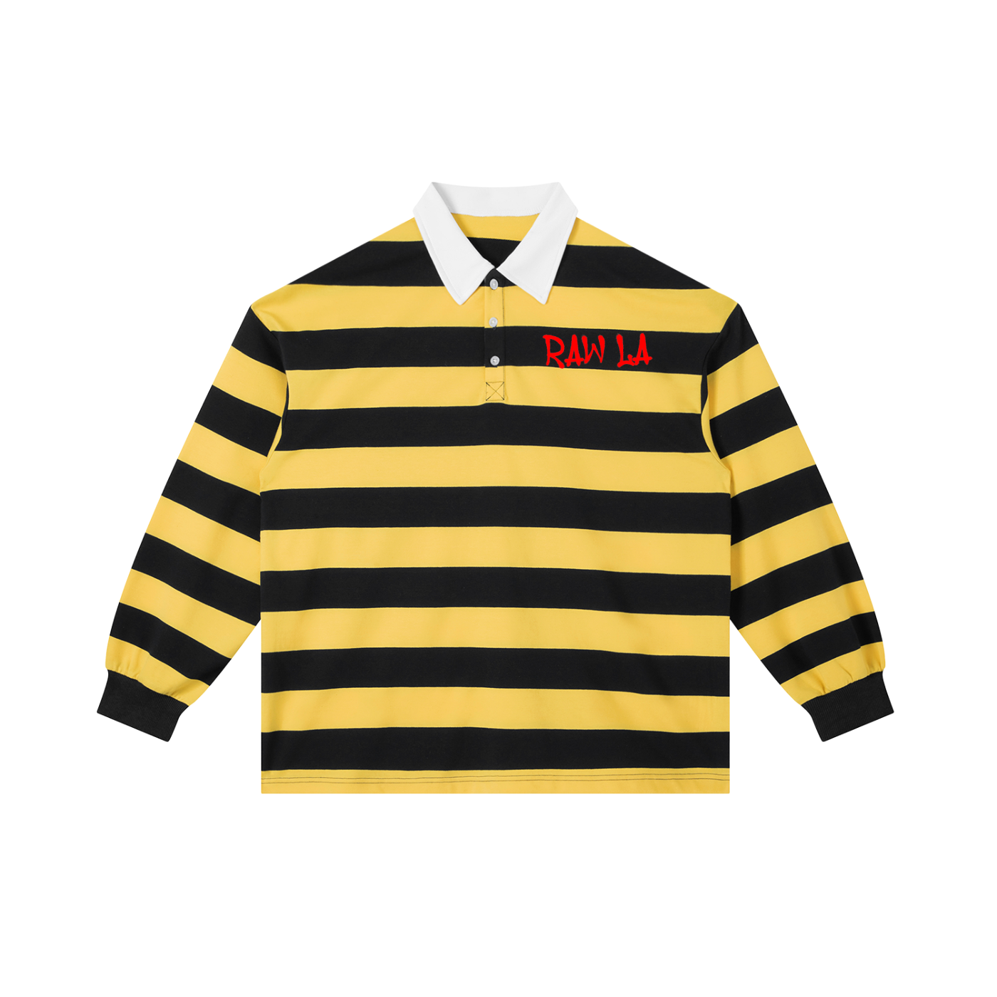 Color Block Stripe Polo Shirt