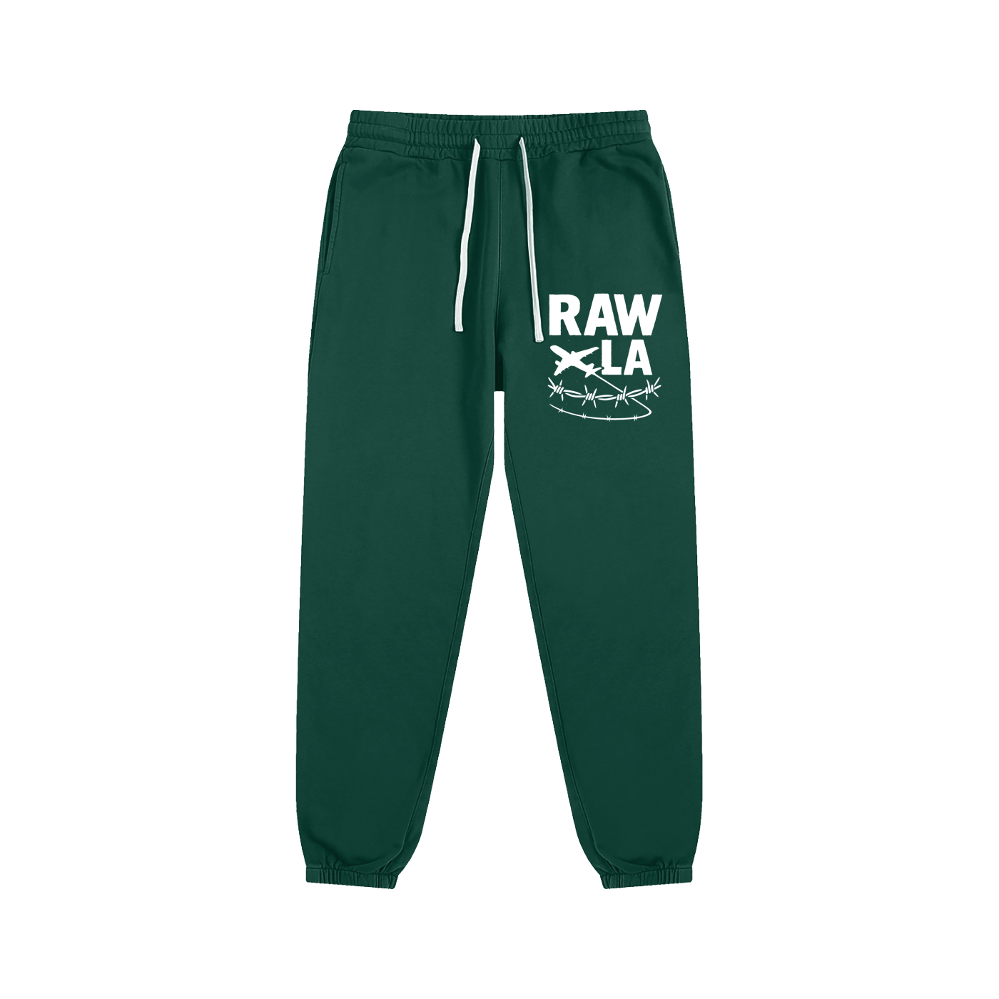 RAW LA Sweatpants White
