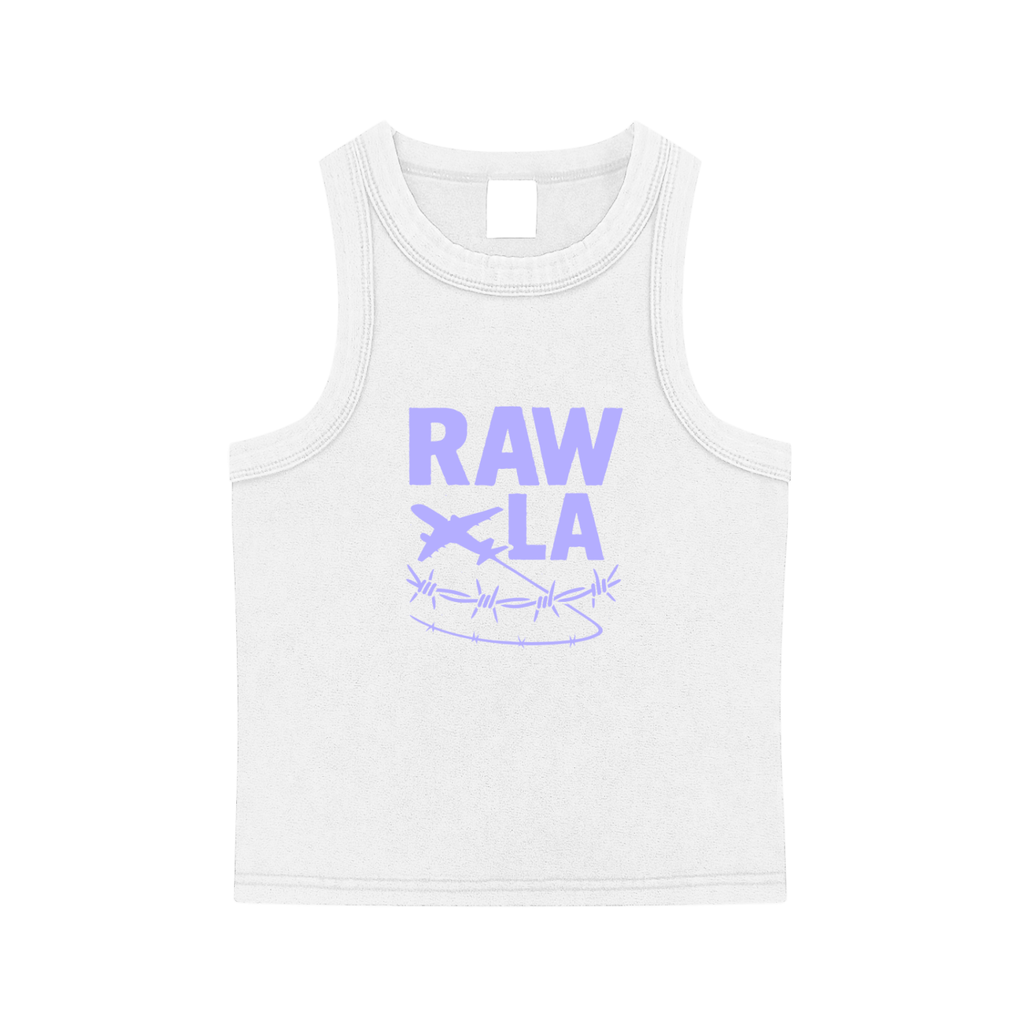 Cropped Tank Top Purple