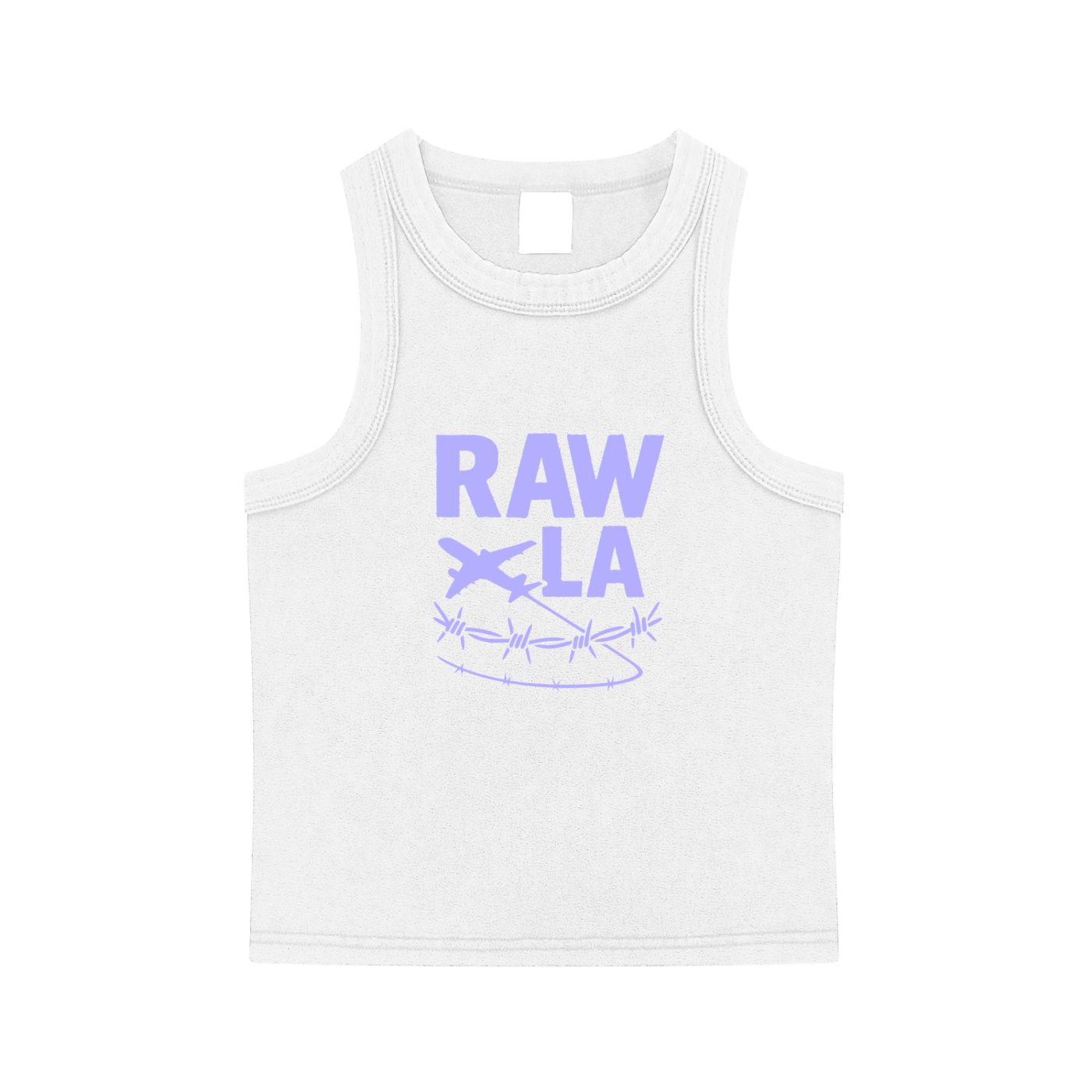Cropped Tank Top Purple