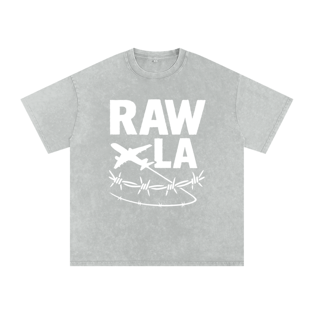 Raw LA Oversized Cotton T-Shirt