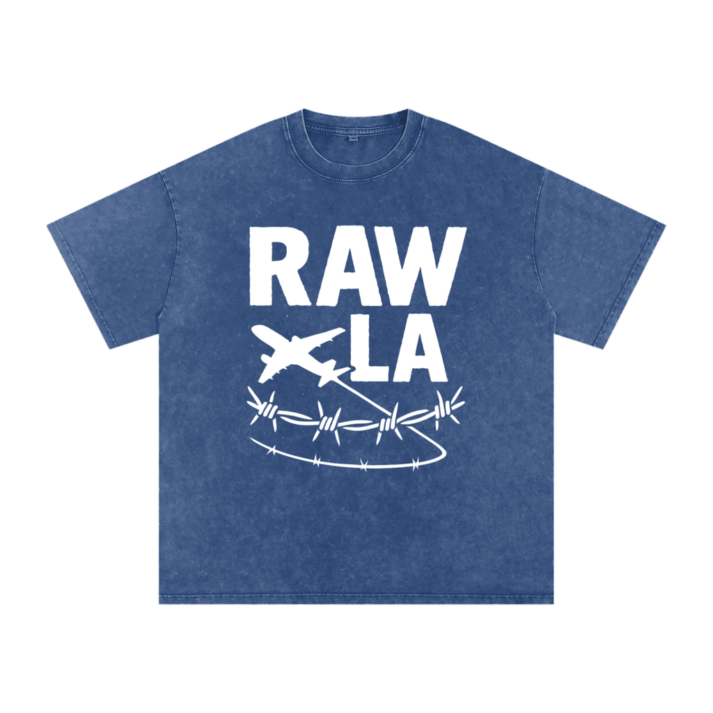 Raw LA Oversized Cotton T-Shirt