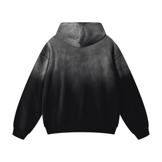 Raw LA Oversized Hoodie B&W