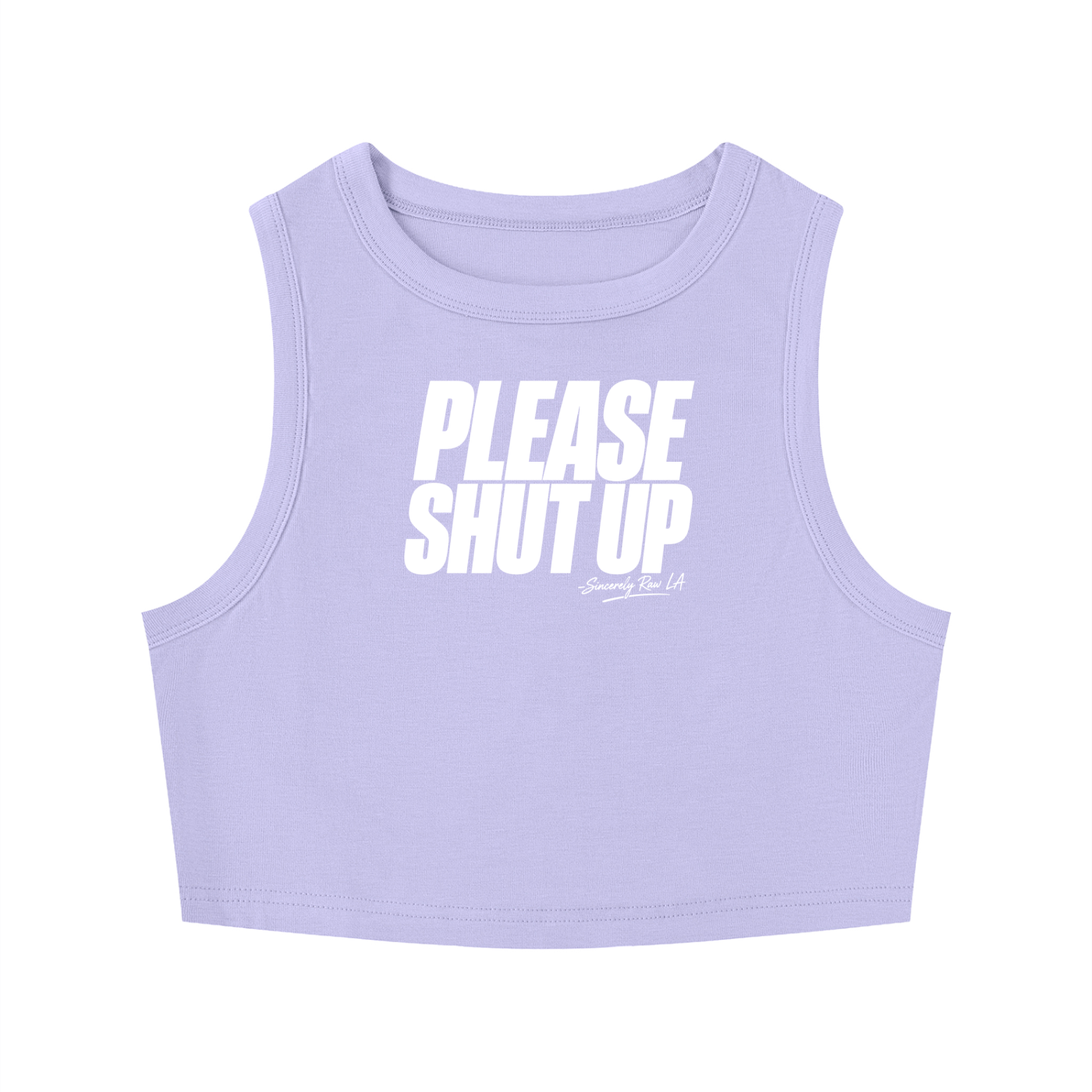 Women's Tight Crewneck Crop Tank Top