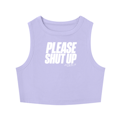 Women's Tight Crewneck Crop Tank Top