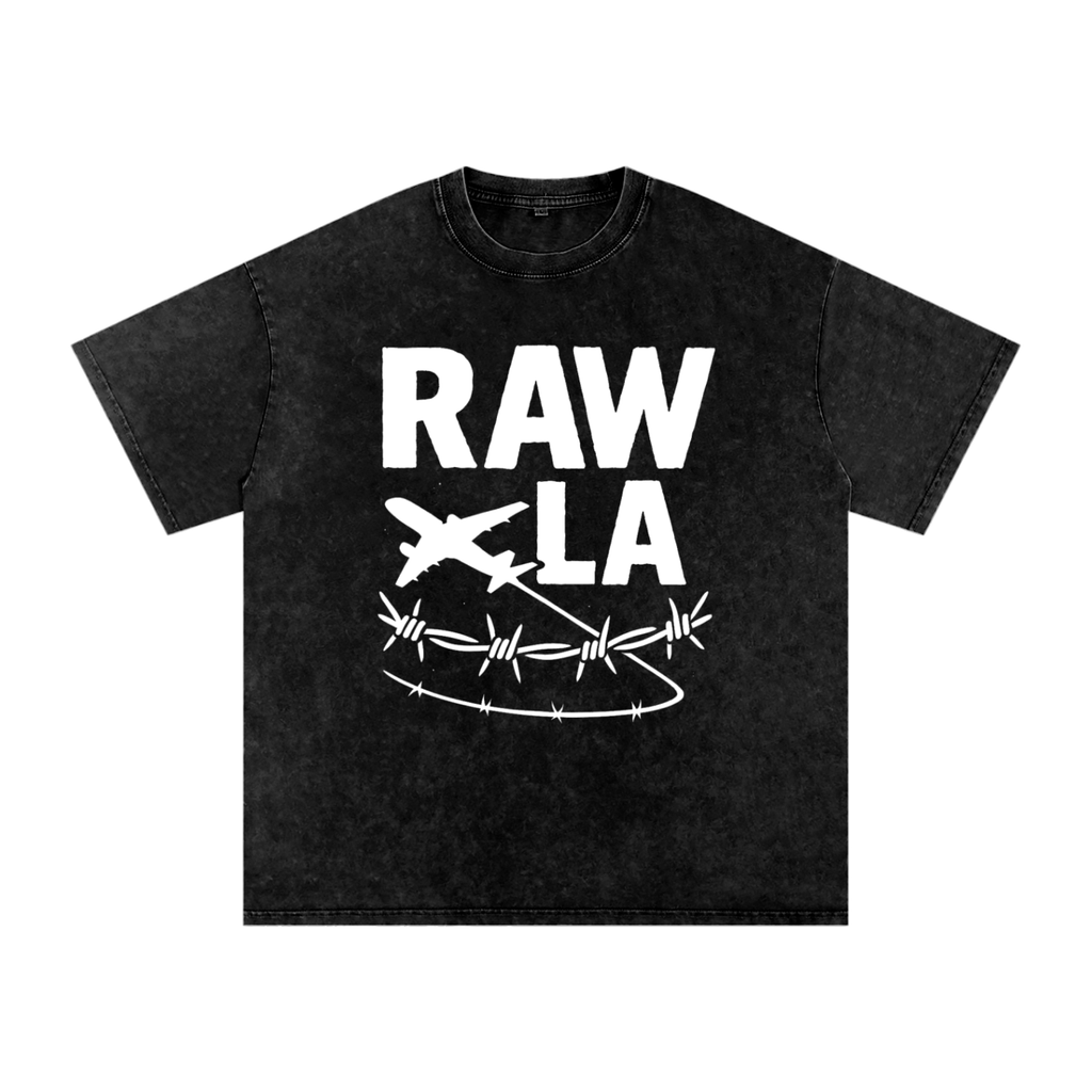 Raw LA Oversized Cotton T-Shirt