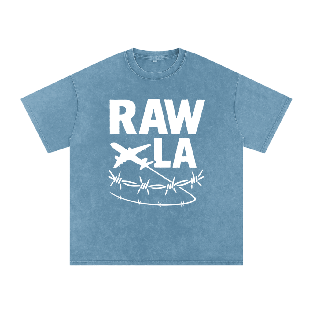 Raw LA Oversized Cotton T-Shirt