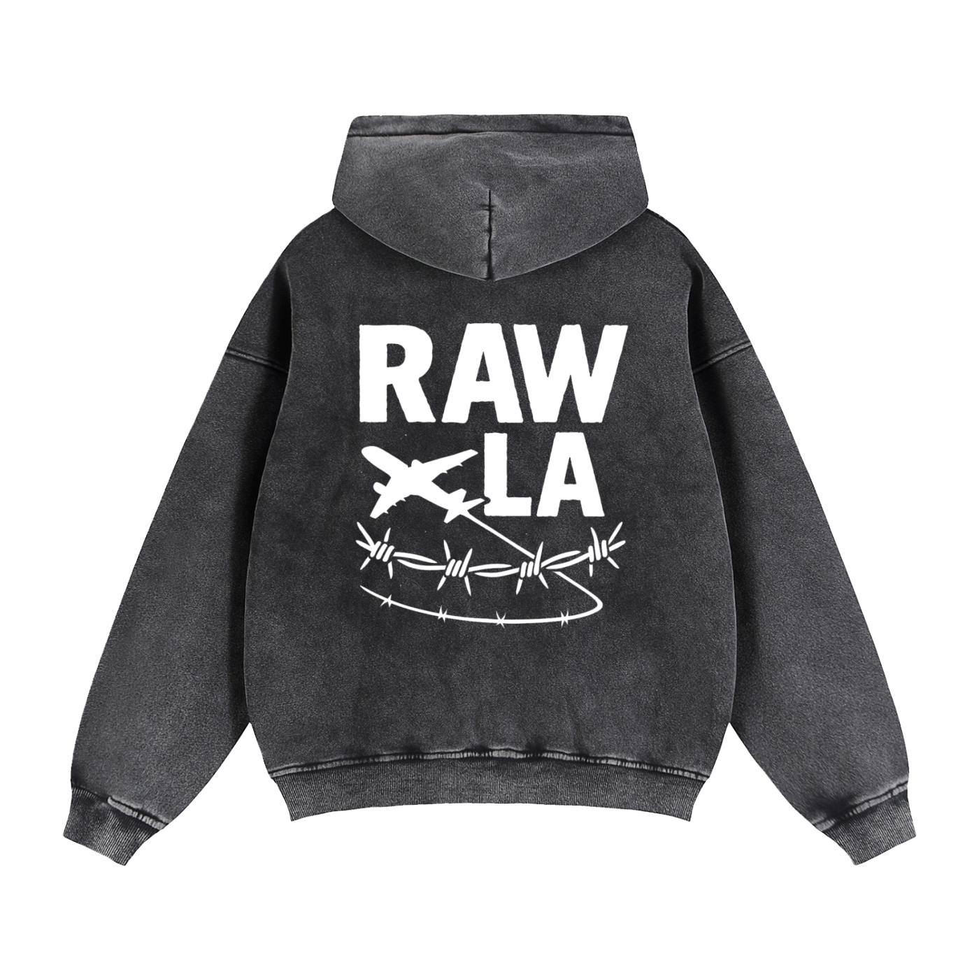 Zip-Through Boxy Fleece Hoodie
