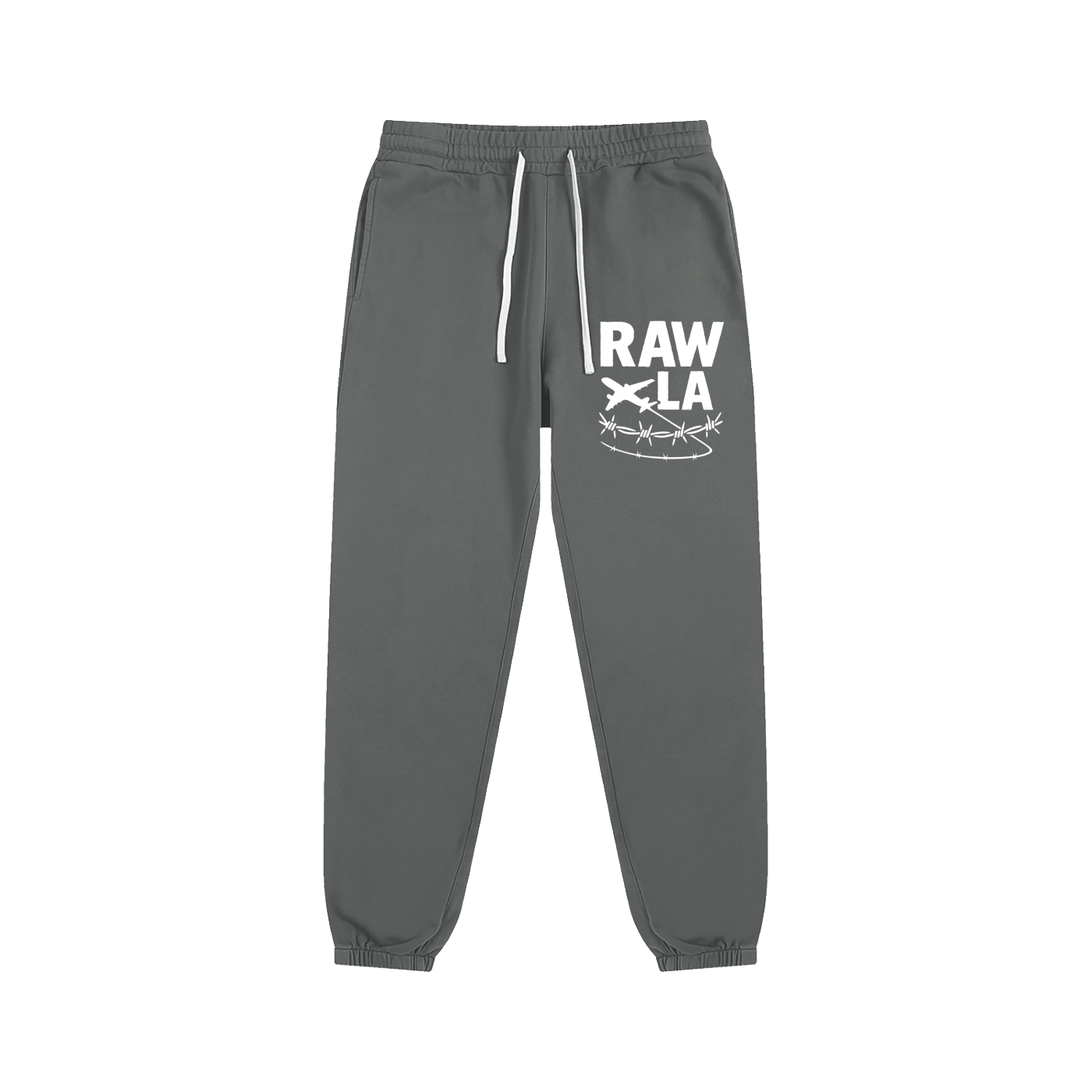 RAW LA Sweatpants White