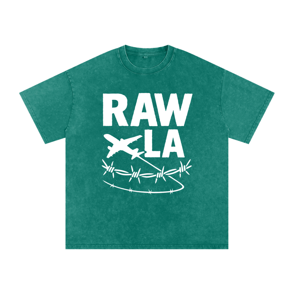 Raw LA Oversized Cotton T-Shirt